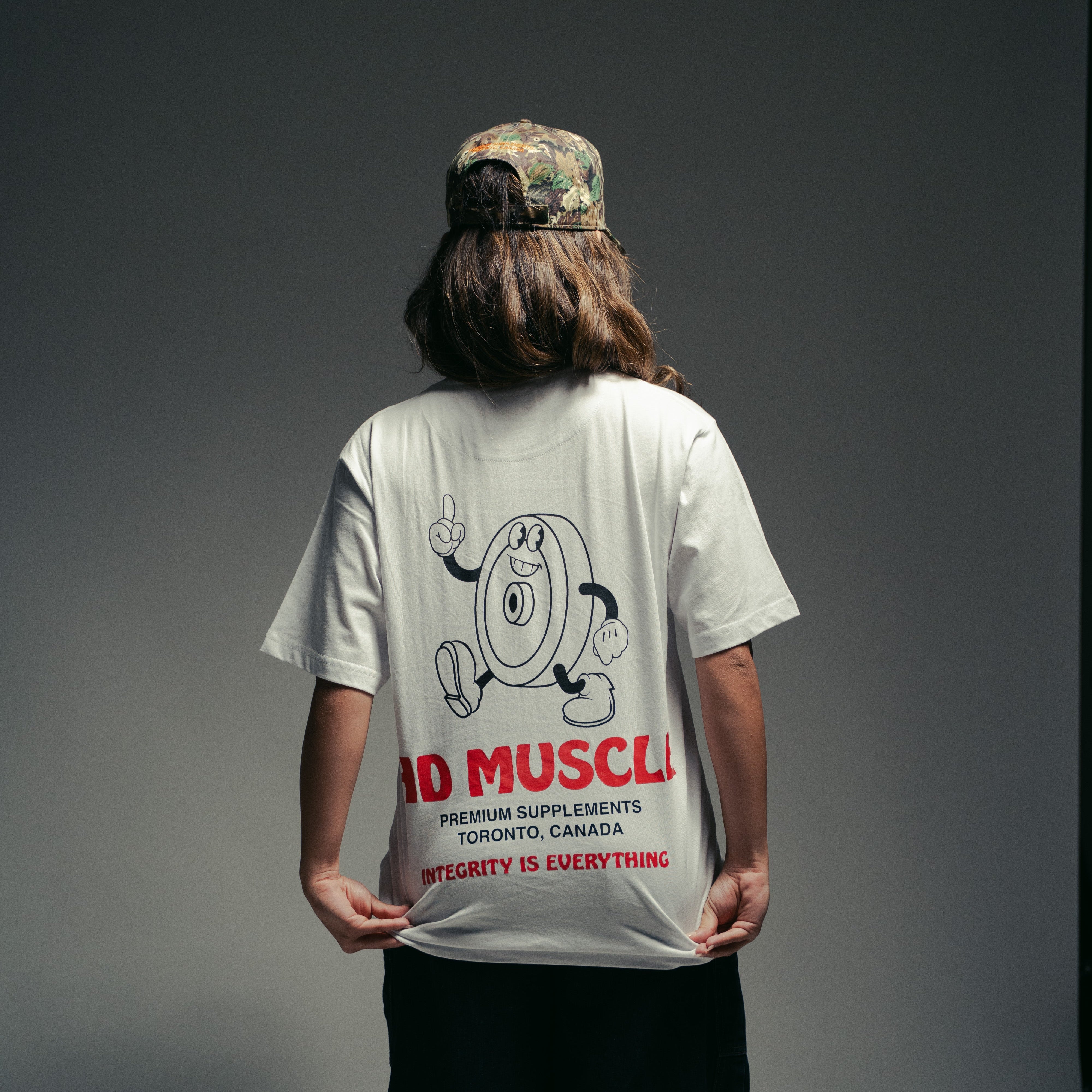 Weight Man T-Shirt â€” Bright White