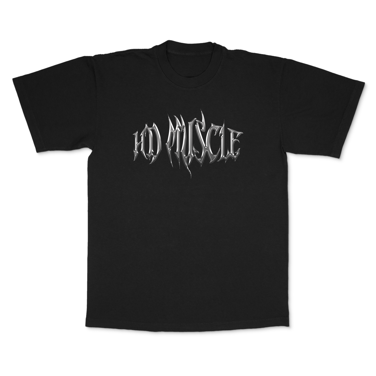 Chrome Script T-Shirt â€” Black Onyx