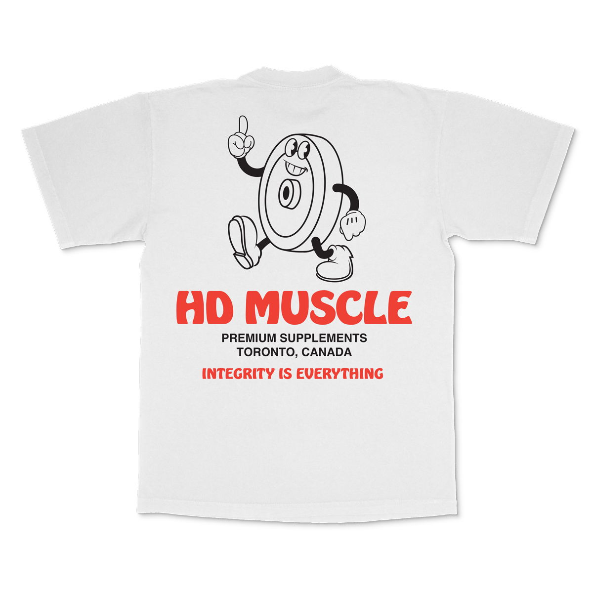 Weight Man T-Shirt â€” Bright White