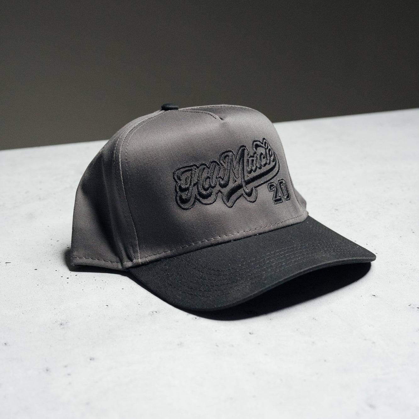 Varsity Hat â€” Vintage Grey + Black